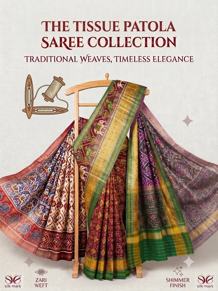 Tissue Patola Saree