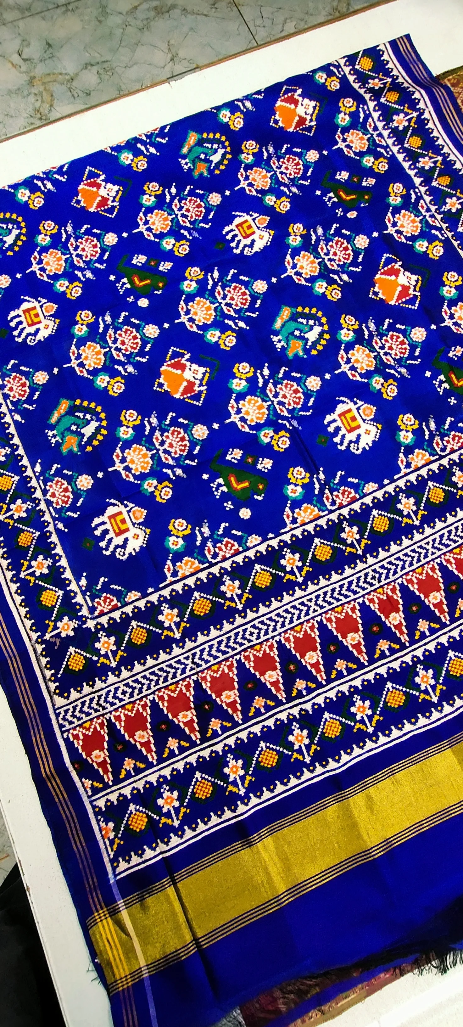 Double ikat Patola saree